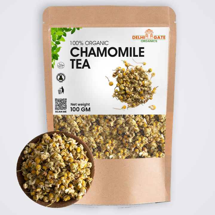 Dry Chamomile Flowers Tea | Organic Gul Babona Tea - 100 Gram