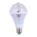 3 Watt Disco LED Light Bulb, 360° Rotating Crystal Bulb Auto Rotating (Red, Green, Blue Colour)/ Party bulb. 