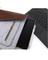 Jellyfin Needle Felt Business Carrying Laptop Sleeve 13 Inches – Silver. 