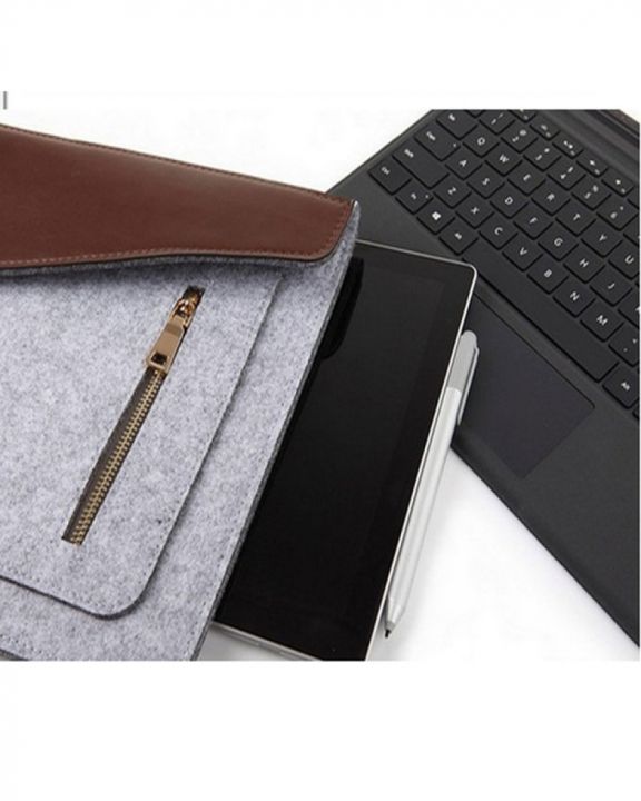 Jellyfin%20Needle%20Felt%20Business%20Carrying%20Laptop%20Sleeve%2013%20Inches%20%E2%80%93%20Silver%20-%20Image%203