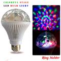 Colorful Auto Rotating RGB LED Bulb. 