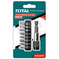 Total 9 Pcs Screwdriver Bit Set for Drill machine. 