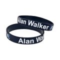 Norwegian male DJ and music producer Alan Walker silicone bracelet star support wristband with printed hand band. 
