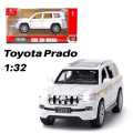 1:32 Toyota Land Cruiser Prado Diecast Metal Model. 