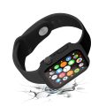 Waterproof PC+Tempered Film Watch Case For Apple Watch Series 9 / 8 / 7 41mm. 