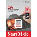 SanDisk 32GB 120MB/s Ultra UHS-I SDHC Memory Card. 