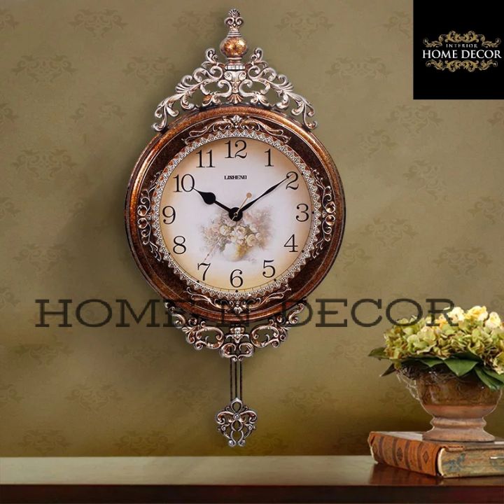 lisheng brand wall hanging clock  pendulum clock imported iten best qulity product brand