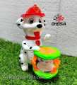 Dog Drummer Cute Toy For Kids With Lights And Music-Bump & Go Toy-6628. 