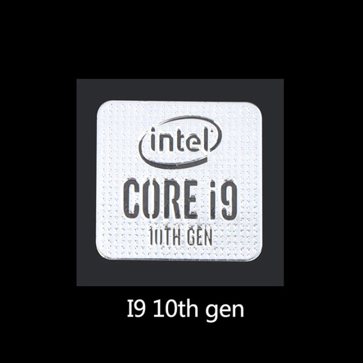 10th Generation Intel Core i9 i7 i5 i3 CPU Metal Sticker Laptop Logo ...