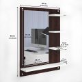 PAKWOOD Fabulous Wall Mount Dressing Mirror with Shelves (Customize). 