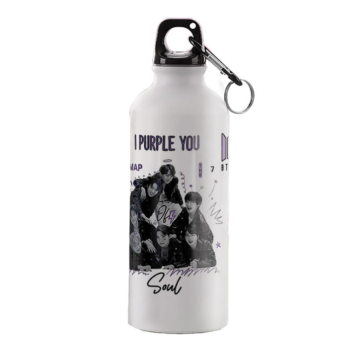 BTS Bottle Bangtan Boys Stainless Steel BT21 Army School Water bottle (600 ml)