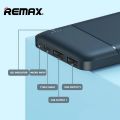 100% Original REMAX RPP-96 2 USB 10,000mAh LANGO SERIES POWER BANK 2.1A 5V Black Color. 