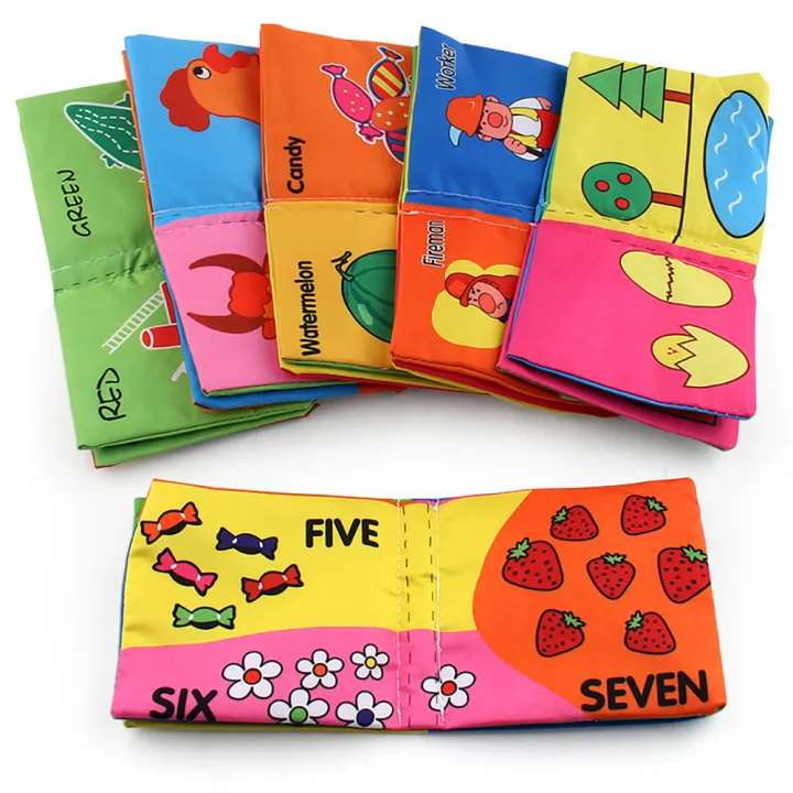PinShang%20High-contrast%203d%20Baby%20Cloth%20Book%20Folding%20Animal%20Digital%20Cognition%20English%20Early%20Education%20-%20Image%202