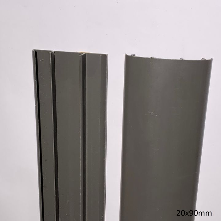 CableR%2020x90mm%20Wide%20Grey%20Floor%20Cable%20Duct%20with%20Guard%20Self-Adhesive%20Cable%20raceway%202%20ft%20gray%20-%20Image%203