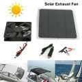 Solar Powered Ventilator Removable USB Interface Summer Multifunctional Replacement Greenhouse Pet House Yacht Cooling Fan. 