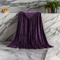 Coral Fleece Embossed Thermal Soft AC Throw Blanket - 0061 - Magenta - Thermal AC Fleece Blanket - Fleece Blanket for AC - Thermal Blanket - AC Fleece Throw Blanket - Soft Fleece Blanket for Cooler Nights - Vouis London. 