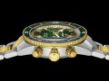 NEW CAPTAIN COOK AUTOMATIC CHRONOGRAPH GREEN DIAL WITH GOLDEN & SILVER BRACELET MEN'S WATCH - 801.6151.3531. 
