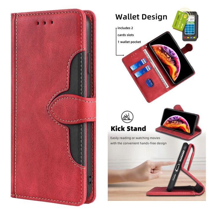Leather Magnetic Flip Wallet Anti-fall Case For Vivo s1 Pro Phone Case Multi-function Card slot Stand shockproof Back Cover