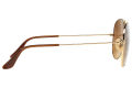 Ray-Ban Aviator Metal Gold Frame Brown Gradient Polarized Lenses-RB3025-001/M2-58. 