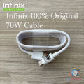 Original Infinix 70W Fast Charger for Inifinix Smart Pho  | Infinix 70w charger with Cable  | Infinix 70w Adapter for Infinix Note 40 Pro  | Inifinix 70W Adapter With  Type C Cable Compatible with Infinix Zero Flip, Note 40 Pro and many other devices. 