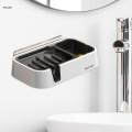 Bathroom Soap Dish Decorative Rustproof with Spong Holder Soap Tray Rack. 