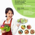 100+/- Pcs Disposable Cling Film Cover Elastic Food Storage Covers Disposable Bowl Covers Dish Plate Covers Transparent Universal Food Cover Stretch Lids For Cookware Kitchen Seal Lid Preservation Vacuum Food Storage Dust Proof Plastic Fresh Keeping Cover. 
