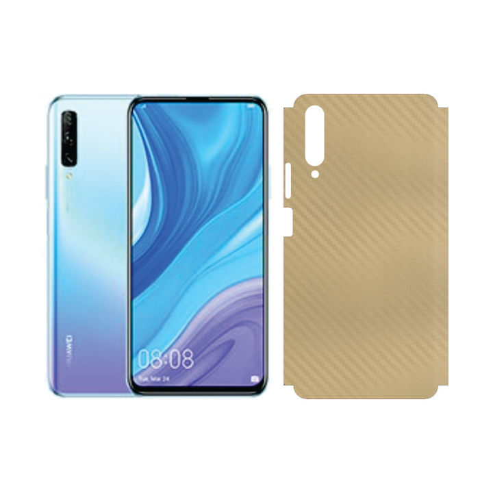 Huawei Y9s Back Paper BWS Carbon Golden Sheet Anti-stain Back With Side Wrap Cover