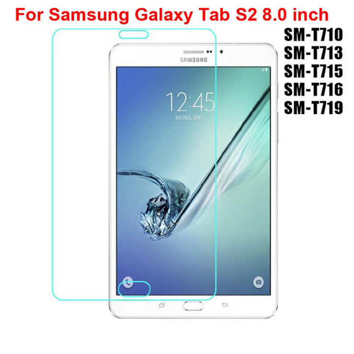 For Samsung Galaxy Tab S2 8.0 inch SM-T710 SM-T713 SM-T715 SM-T716 SM-T719 SM-T719Y Tempered Glass Screen Protector Guard