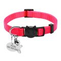 Safety Breakaway Cat Collars Quick Release Kitten Collar Personalized Custom Cats Collar Necklace with Bell for Cat Kitty Puppy. 