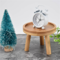 3X Wooden Plant Stand Flower Pot Base Holder Stool High Stool Balcony Succulent Round Flower Shelf for Indoor Outdoor. 