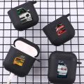Japan JDM Sports Car With Hook For Airpod Pro 3 Pro2 Black Protective Cover Silicone Case for Apple Airpods 2 1 Earphone Cases. 