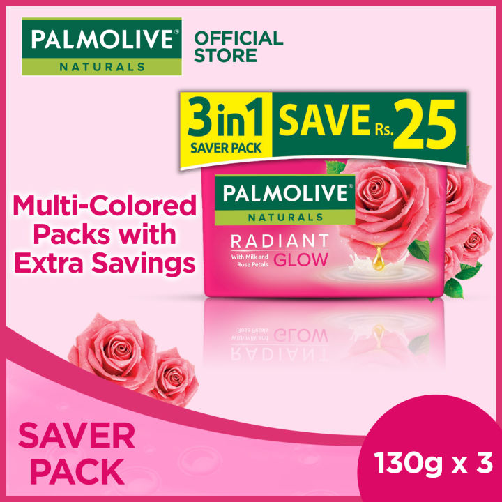 Palmolive Naturals Bar Soap Saver Pack 130gx3