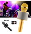 Best Microphone WS 858 for clear speaking professional karaoke speaker Wireless Bluetooth Hifi Speaker plus an original aux cable with mic. 