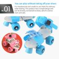 Adjustable Size Children Roller Skates Double Row 4 Wheels Skating Shoes. 