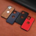 Atlentix Unique  Iphone 12 Pro Max Cover - PU Leather Case Iphone 12 Pro Max Back Cover For Smartphone Back And Camera Protection With Logo Hole. 