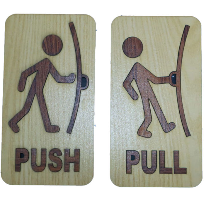 PULL PUSH SIGN FOR ALL KINDS OF DOOR AND WINDOWS SPECIALLY FOR SHOPS OFFICES AND SHOWROOM DOORS