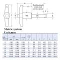 Stainless Steel Ball Lock Pins Quick Release Pins T Handle Pin dia 6mm 20mm. 