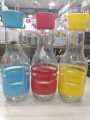 Glass bottle- Water Bottle- Milk- Juice- Fancy Glass Bottle with Gravity Cap- 1000ml. 
