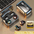 New M10 Earbuds TWS Bluetooth Headphones 3500mAh Charging Box Wireless Earphones With Microphone 9D Air buds Stereo Sports Waterproof Ear buds Headset. 