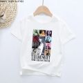 New Fashion Famous Singer Taylor ERAS Tour Swift Print Kids T Shirt Girls Summer Boys Clothes Children Short Sleeve T-shirts. 