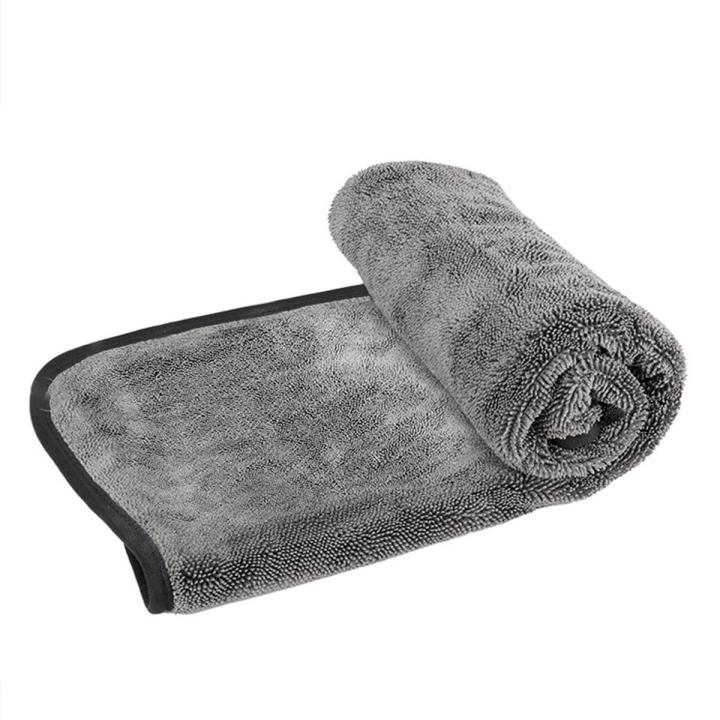 Car Wash Microfiber Towel Premium Car Cleaning Drying Towels Strong Water Absorption Fast Dry Cloth for Car Care Auto Detailing Scratch-Free, Grey 120 x 55