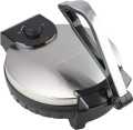 Electric Non-Stick Roti Maker Chapati Maker Flat Bread Wraps / Tortilla Maker with Temperature Control 10" Large Size Roti Maker Flat Bread Naan Tortilla Fulka Roti Press Machine Electric Pancake Maker Stainless Steel Non-Stick Electric Pizza Maker, |. 