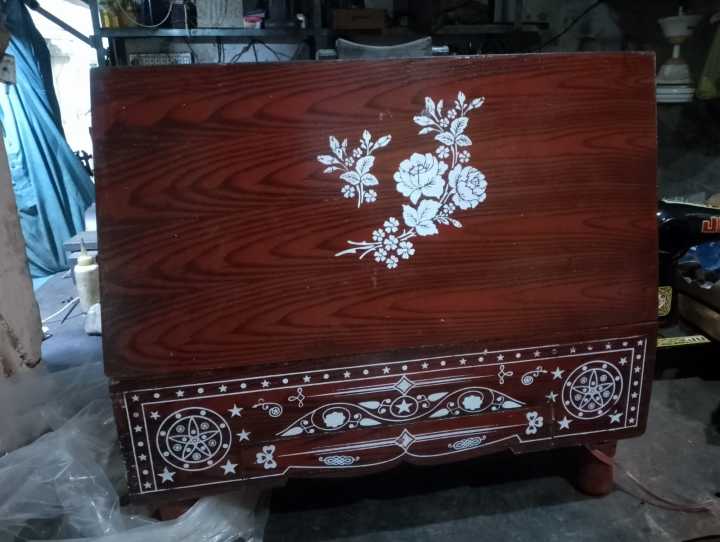 Fully Wooden Box for sewing Machine Sewing Machine Cover fully