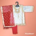 Traditional Girls Hyderabadi Style Suit for Parties & Weddings Wear. 