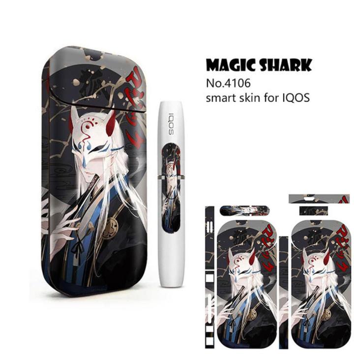 Magic Shark Anime Blood For IQOS 2.4 Plus Skin Cover Case Sticker IQOS 2.4p Sticker For IQOS Sticker