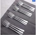 Dinner Forks Set of 12 - Heavy-duty Stainless Steel, Restaurant & Hotel Quality, 8 inches. 