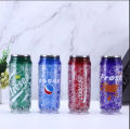 Trendy Glass water Bottle - Leak Proof Insulated Water Bottle - Creative crushed ice water bottle - stylish and cute straw kettle - BPA Free. Keep Your Drinks Cool and Trendy By AIMS MART. 