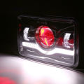 Jeep / Car LED Headlight Square 6 x 4 Sealed Beam 75W Hi/Low 1 Pc. 