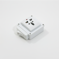 Universal 3 pin Socket Extension Board with Flexible Two Core Round Cable and Without Cable. 