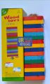 52 Pieces Jenga Wooden Number and Multicolor Blocks for Kids Game with 1 and 4 Dice Stacking Tumbling Tower Multicolor. 